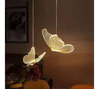 Kopinma Butterfly Chandeliers & Ceiling Lights, Nordic Butterfly Bedside Lamp, 3D Hanging Lights for Living, Dining, Bedroom, Kitchen, Bar