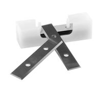 Kopinma Carbide Inserts Cutter Blades 2 Edges 50x12x1.5mm, Heavy Duty Carbide Tungsten Scraper Suitable for Rust and Paint Removal of Woodworking Machinery Parts, 10 Pcs