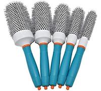 Kopinma Professional Round Hair Brush Set for Styling, 5 Size Ceramic Ionic Round Hair Barrel Brushes, Blow Dry Brush, Hairdressing Hair Salon Styling Barrel Curling Brushes Tool Set, Gifts for Women
