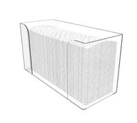 Kopinma Countertop Paper Towel Dispenser, Fold Hand Towel Dispenser, Clear Guest Paper Towels Holder, Tissue Paper Towel Napkin Serving Tray for Kitchen Bathroom Hotel Toilet, 29 * 10.6 * 17cm