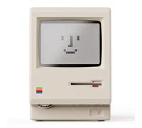Kopinma Maclock -8 Retro Pixel Alarm Clock, 1984 Vintage Computer Decor with Pixel LCD Display, Creativity Alarm Clock Student Specific Wake Up Artifact for Bedroom, Home
