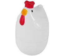 Kopinma Microwave Egg Poacher, Chick-Shaped Poached Egg Maker, Egg Cooker Egg Microwave Steamer, Poached Egg Moulds for Ovens Breakfast Cooking Kitchen, Egg Steamer Kitchen Gadget