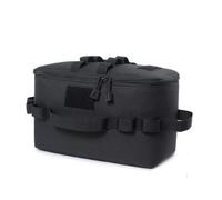 Kopinma Outdoor Camping Storage Bag, Cooking Utensils Bag, Camping Gadgets Bag, Hiking & Foraging Possibles Pouch, Grill Carry Bag, Cookware Utensils Organizer for Travel Picnic Barbecue, Black