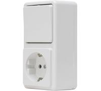 Kopp 108802007 Changeover Switch Socket Combination Surface Mounted Standard