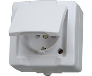 Kopp 136902009 Wet Room Switch Two Gang Socket Water Resistant