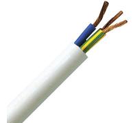 Kopp 151805840 Hose Line H05 VV-F 3G, 1.5 mm², 5 m, White