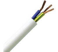 Kopp 151810842 hose line H05 VV-F 3G, 1.5 mm², 10 m, white