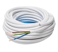 Kopp 151825002 hose line H05 VV-F 3G, 1.5 mm², 25 m, white