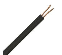 Kopp 153410842 2-Core Power Cord A03 VH-H 2 x 0.75 mm² 10 m Black