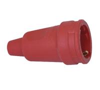 Kopp 180912005 Protective Contact Rubber Coupling with Kink Protection Sleeve Red