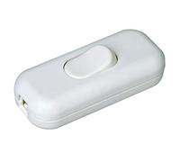 Kopp 191317086 Cable Switch, 1-Pin, 250 V, 6 A, White