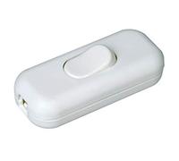 Kopp 191317086 Cable Switch, 1-Pin, 250 V, 6 A, White