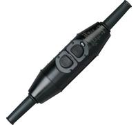 Kopp 196300018 PRCD-S, IP55, 230 VAC, 16 Amp, 3-pin switching, Mark of Conformity: VDE, GS of BG Cologne, black