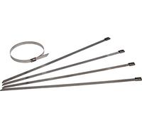 KOPP 328520237 Stainless Steel Cable Ties 7.9 x 300 mm Pack of 10, 7,9 x 300 mm
