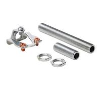 Kopp 344800081 Light Hanging Set, Threaded Pipe 30 and 80 mm 1 of Each and 2 Nuts M10x1