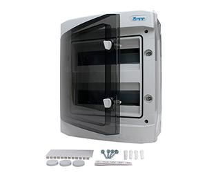 Kopp 353812048 AP-FR distribution box with door, IP65 for 24 poles, 2 rows
