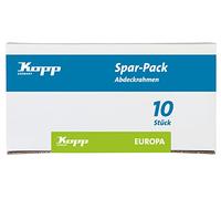Kopp 401513015 Profi-Pack 10-Cover frame for vertical and horizontal Installation, 1-Piece, Europe, Arctic White