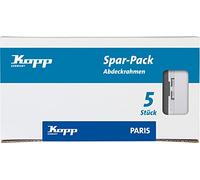 Kopp 402502018 Paris Professional Pack: 5 Socket Frames, Double