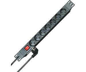 Kopp 930705011 Professional Versal PA 7x with SCHUTZK. Hour 45 Degrees gedr. Pots, 2 m with SCHUTZK. RIGHT ANGLE 250 Vac 16 Amp, Black