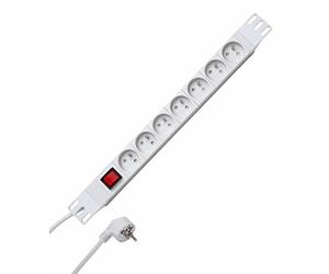 Kopp 932704012 Versal 7x with MSK Hours, 2 Pin 45 Degree gedr. BEL. SWITCH Pots, 5 mm², 2 m with SCHUTZK. RIGHT ANGLE PLUG, 250 Vac 16 Amp