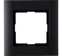 Kopp Athenis 402150064 Single Cover Frame, Black, Matte Surface