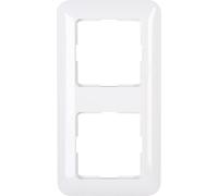 Kopp Cadiz 405102002 Cover Frame 2-Way Switch Range Arctic White