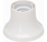 Kopp Ceiling Socket E27, 4 A, 250 V, Height 6.7 cm, Diameter at Ceiling 8.3 cm, Diameter Neck 4.9 cm, Screw Spacing 6.8 cm, White, 216701049