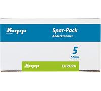 Kopp Europa Profi-Pack 401901018 Double-Panel Cover Frames Set of 5