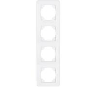 Kopp Europe 303413066 Cover Frame 4-Way Arctic White