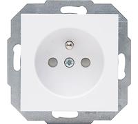 Kopp HK07 - Centre Earthing Contact Socket, Increased Touch Protection, Colour: Arctic White Matt - (Pack of 10)