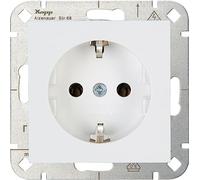 Kopp HK07 - Earthing Contact Socket, Colour: Arctic White Matt - Pack of 10