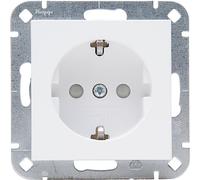 Kopp HK07 - Earthing Contact Socket, Increased Touch Protection, Colour: Arctic White Matt - Pack of 10