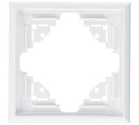 Kopp Malta 309113063 Cover Frame for Vertical and Horizontal Mounting 1x, Arctic