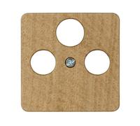 Kopp Milano 357831186 Antenna Cover for TV/RF/SAT Beech