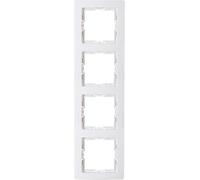 Kopp Paris 308702063 308702086 4-Way Cover Frame Arctic White