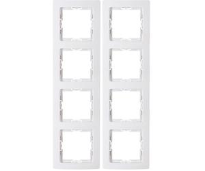 Kopp Paris 308702063 308702086 4-Way Cover Frame Arctic White (Pack of 2)