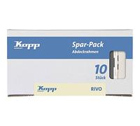 Kopp Rivo 404517050 Professional Pack of 10 Cover Frames 1 Compartment