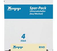 Kopp Rivo Profi-Pack 581601056 Universal Switch Pack of 4