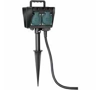 KOPP SB Green Outdoor Garden Outlet with Ground Spike IP44 230V Cable