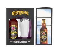 Kopparberg Mixed Fruit Cider Gift Set - 330ml Bottle with Official Branded Glass, Gift Set by Blue Tree Gifts