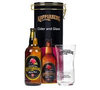 Kopparberg Mixed Fruit Cider Gift Set, including 500ml Bottle and Branded Kopparberg Pint Glass, 4.0% ABV. Pectect for Birthdays or Christmas by Blue Tree Gifts