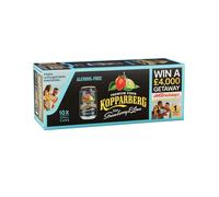 Kopparberg Premium Alcohol Free Cider Strawberry and Lime, 10 x 330ml