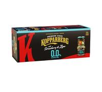 Kopparberg Premium Alcohol Free Cider Strawberry and Lime, 10 x 330ml