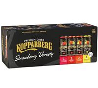 Kopparberg Premium Fruit Cider Strawberry Variety 10 x 330ml