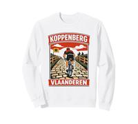 Koppenberg Flanders Vlaanderen Cycling Retro Cobblestone Sweatshirt