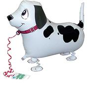 Kopper-24 Airwalker Balloon Dalmatian Dog - Running Dog Balloon Animal Helium Walking Foil Balloon Decoration for Children Birthday Party Wedding Children Gift JGA Decoration Animal Balloons Running