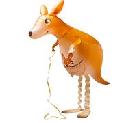 Kopper-24 Airwalker Kangaroo Balloon, 1 pc, Large, Aluminium, Running Animal Balloon Decoration, Children Department, for Male, Wedding, Reusable, 35-100 cm