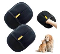 Koprek 2 Pcs Static Removal Gloves Pet Hair, Double Sided Pet Hair Removal Glove for Cat & Dog, Reusable Versatile Cat Grooming Gloves Pet Glove Suitable for Pet Home Furniture and Clothes