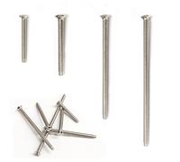 Koprek 40 Pack M3.5 Mixed Pack Screws, 30mm+35mm+60mm+75mm, 10 each, 4 Lengths, Extra Long Socket Screws, Slotted Raised Countersunk Socket Screws, Suitable for Light Switches and Sockets
