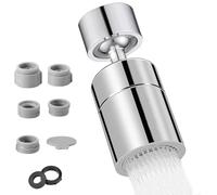 Koprek Kitchen Tap Spray Head, Dual Mode Faucet Spray Head, 360° Swivel Tap Aerator with Soft Bubble and Powerful Spray Kitchen Sink Tap, Replacement Tap Water Saver for Kitchen and Bathroom